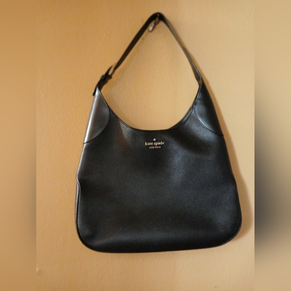 The Kate Spade Aster Black Pebbled Leather Hobo Bag - Picture 5 of 5